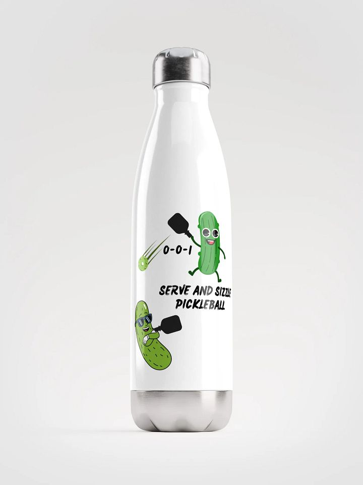 Serve and Sizzle Pickleball Stainless Steel Water Bottle product image (1)