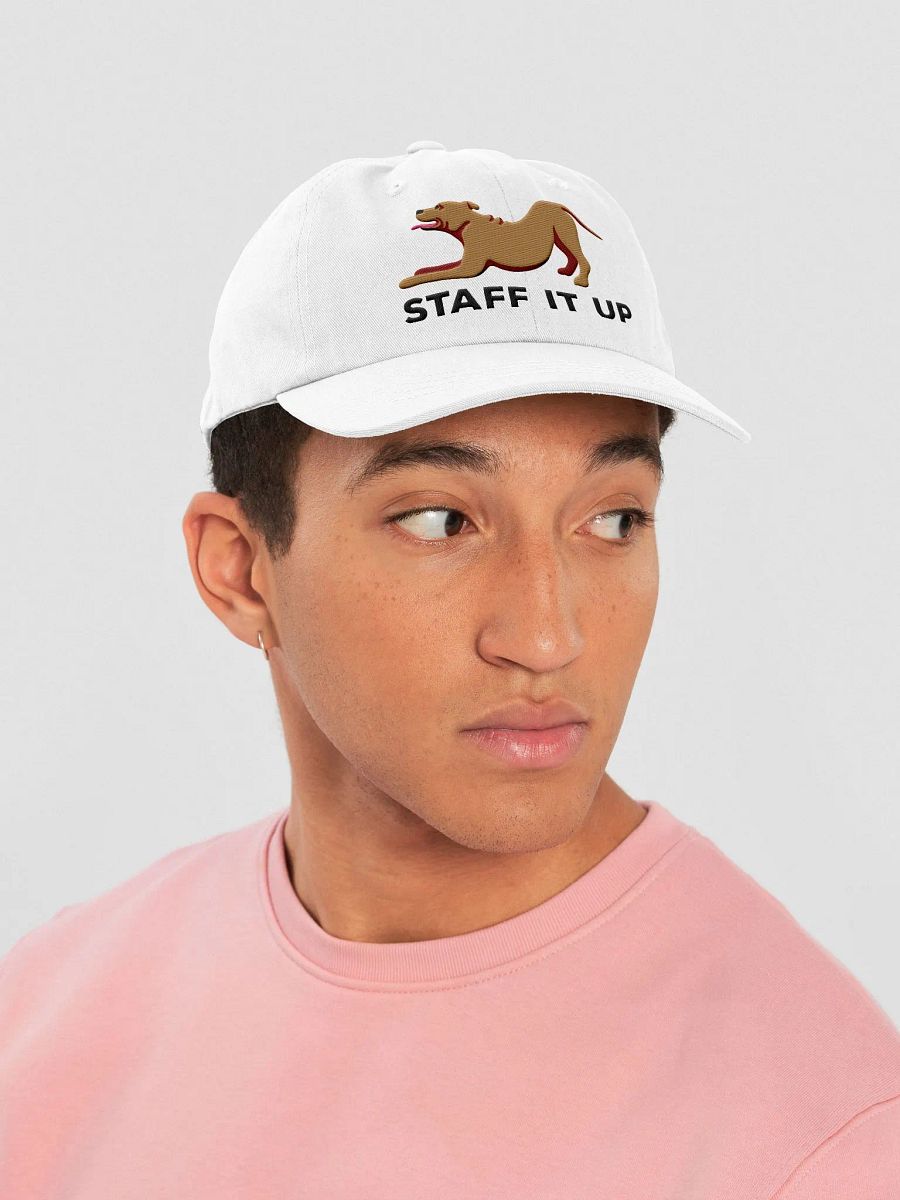 Staff It Up Classic Dad Hat(Embroidered) of a Staffordshire Terrier product image (35)