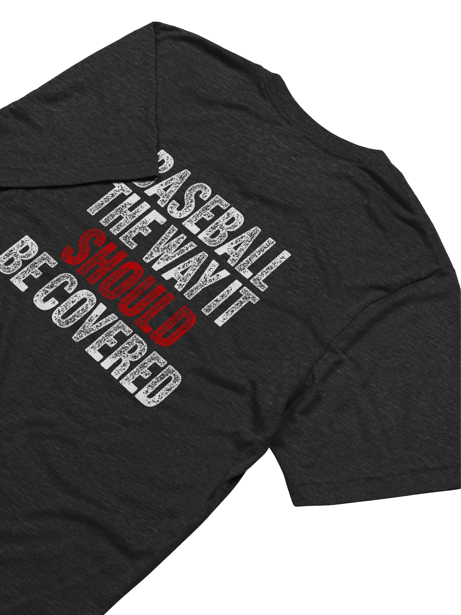 Baseball The Way It Should Be Covered Black T-Shirt product image (7)