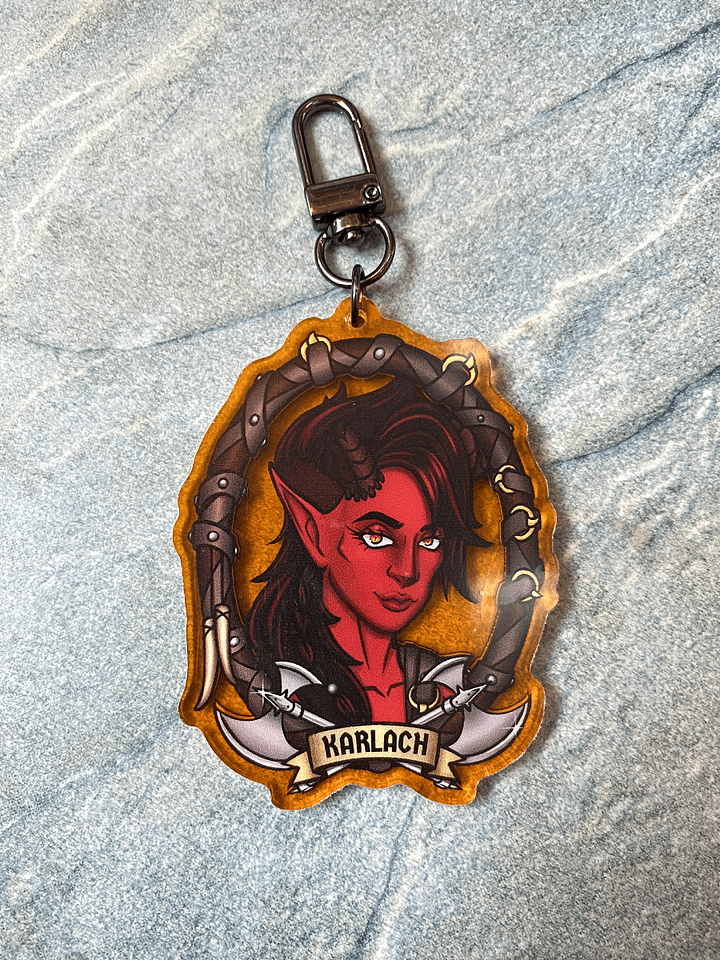 Karlach Acrylic Keychain product image (1)