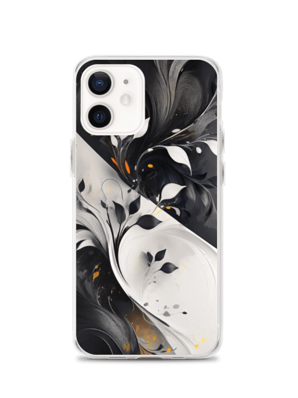 Swirling Leaves iPhone Clear Case iphone 7 to 16 product image (8)