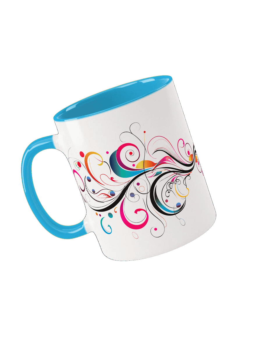 Vibrant Swirls Ceramic Mug product image (17)