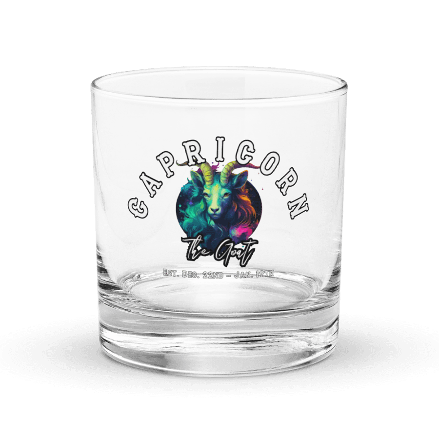Capricorn - Zodiac Rocks Glass product image (1)