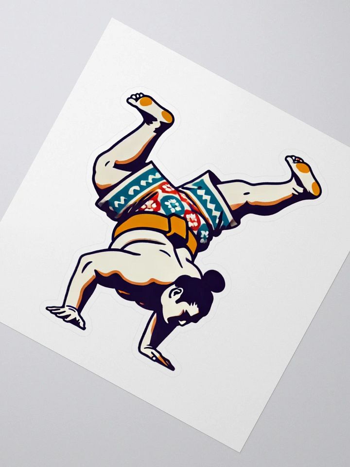 Sumo B-Boy Sticker - Crooked Handstand product image (2)