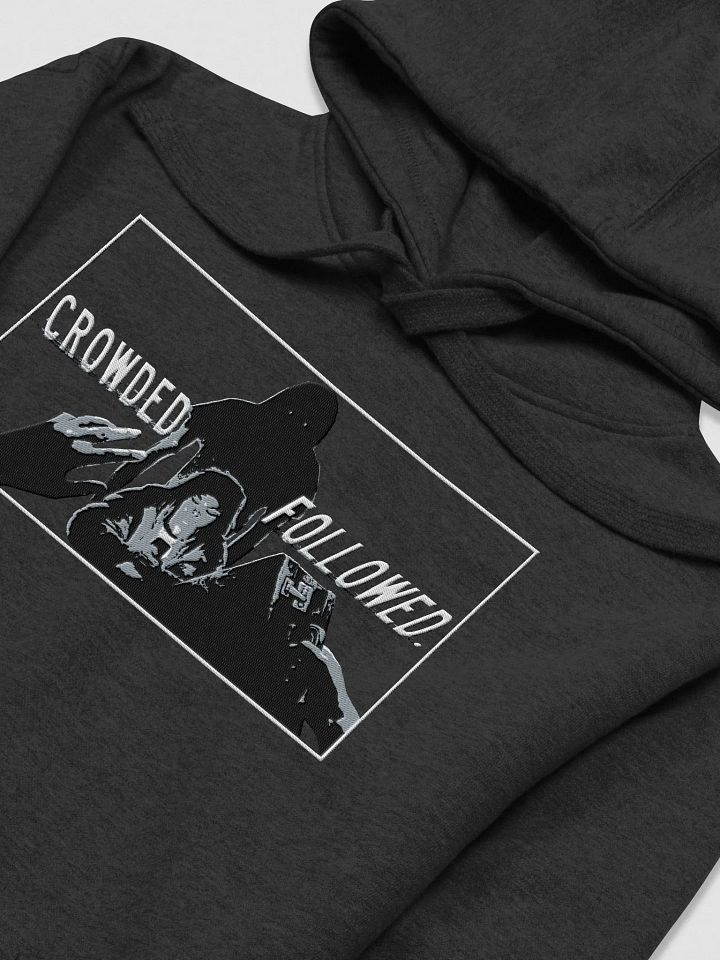 Heavyweight Embroidered CROWDED. FOLLOWED. Hoodie product image (1)