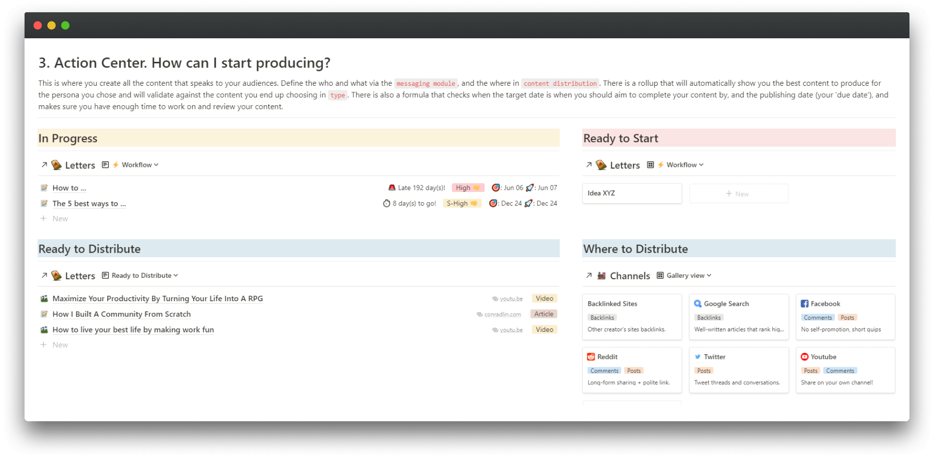 Creator's Toolkit Notion Template Pack product image (4)
