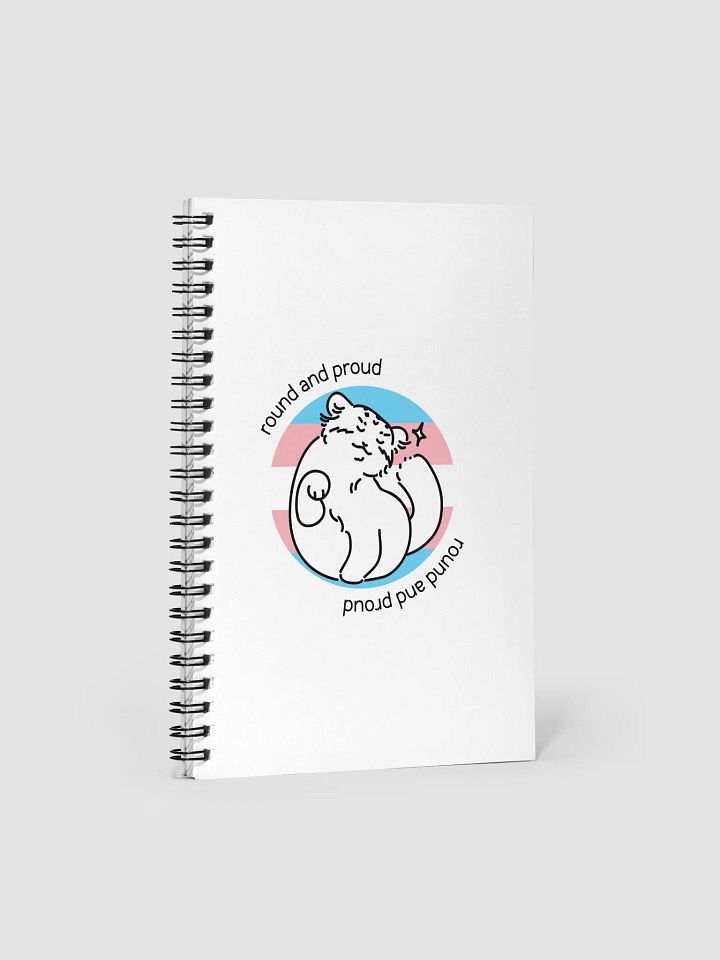 Round and Proud Manul Transgender Version - Spiral Notebook product image (1)