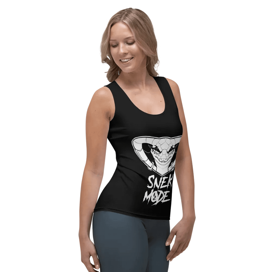 Snek Mode Fitted Tank Top product image (6)