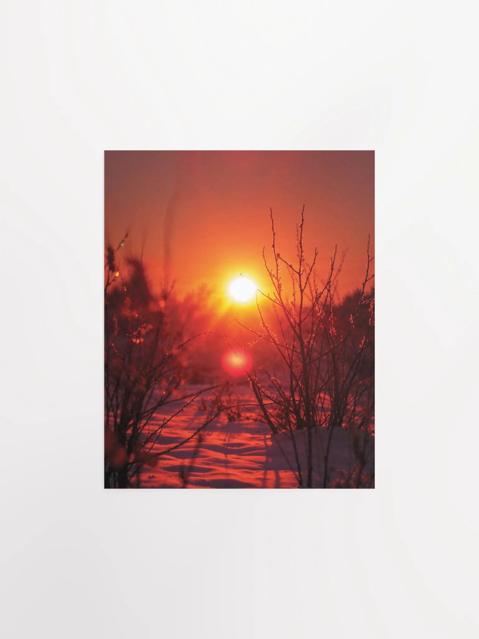 Winter Glow Matte Poster product image (27)