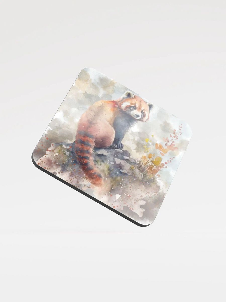 Red Panda Watercolour Coaster product image (1)
