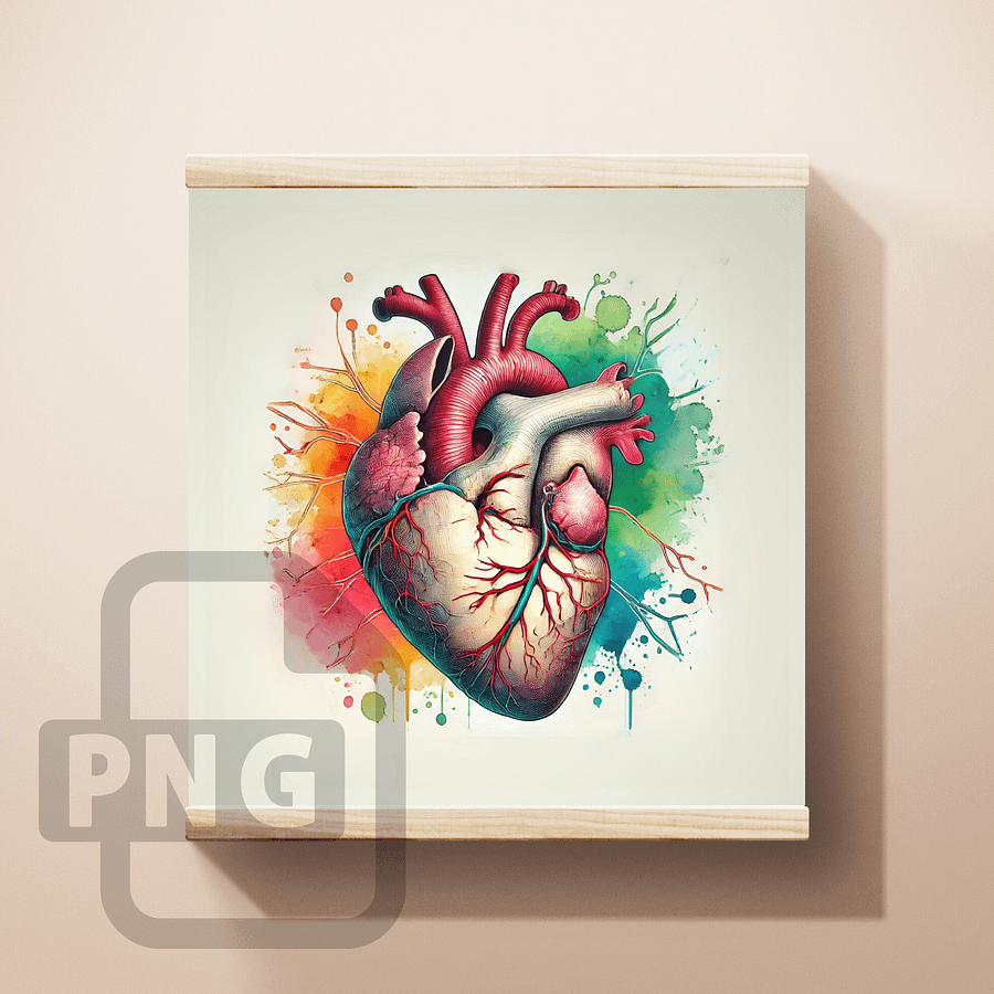 Ilustraciones Anatómicas para TCAEs | Láminas de Anatomía de Alta Calidad (40 x 40 cm) en PNG product image (2)
