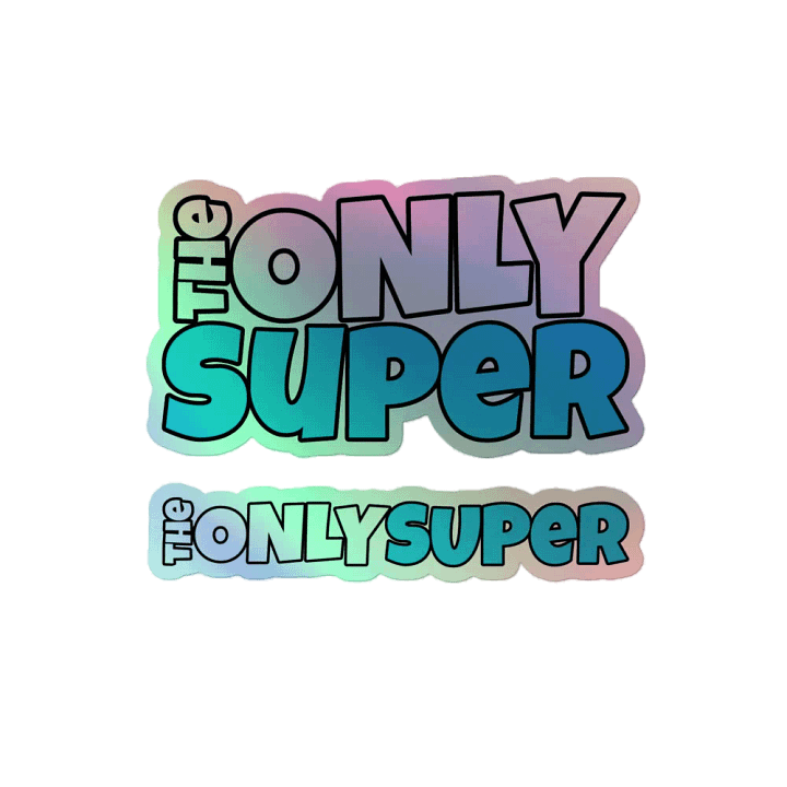 TheOnlySuper - Holographic Stickers product image (2)