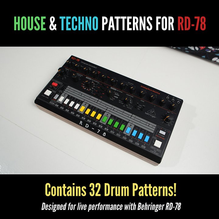 House & Techno Drum Patterns RD-78 product image (1)