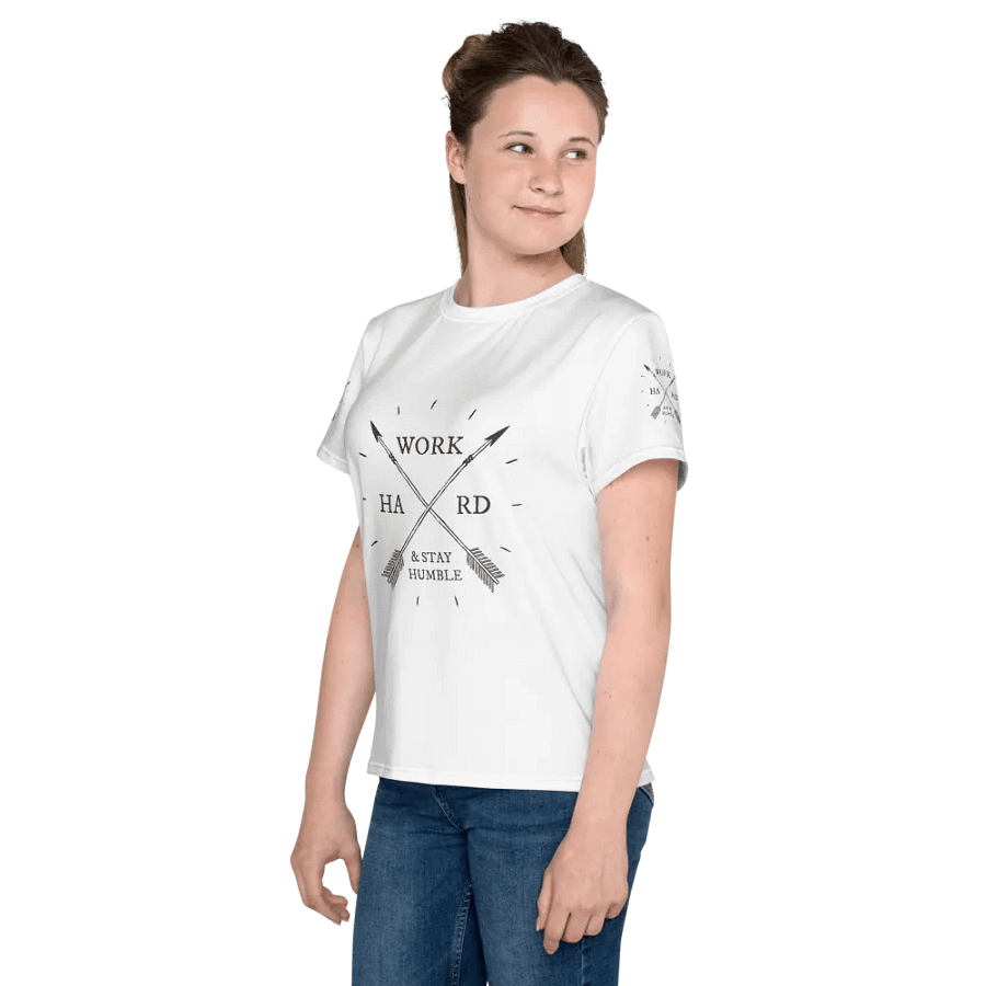 'Work Hard & Stay Humble' Work Ethic Youth T-Shirt product image (7)