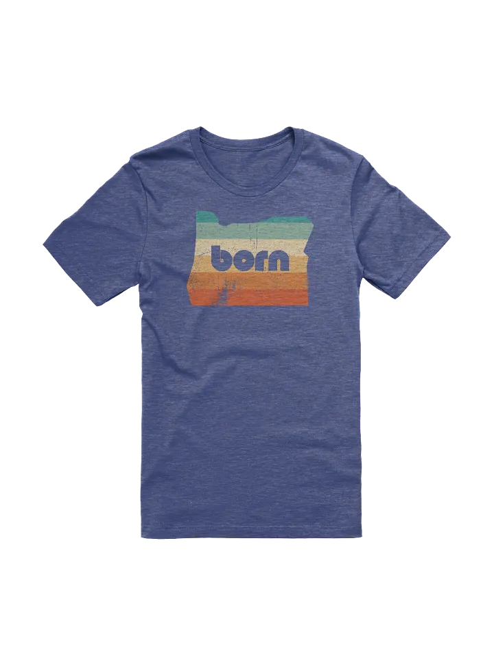 Vintage Colors Oregon Born T-Shirt product image (1)