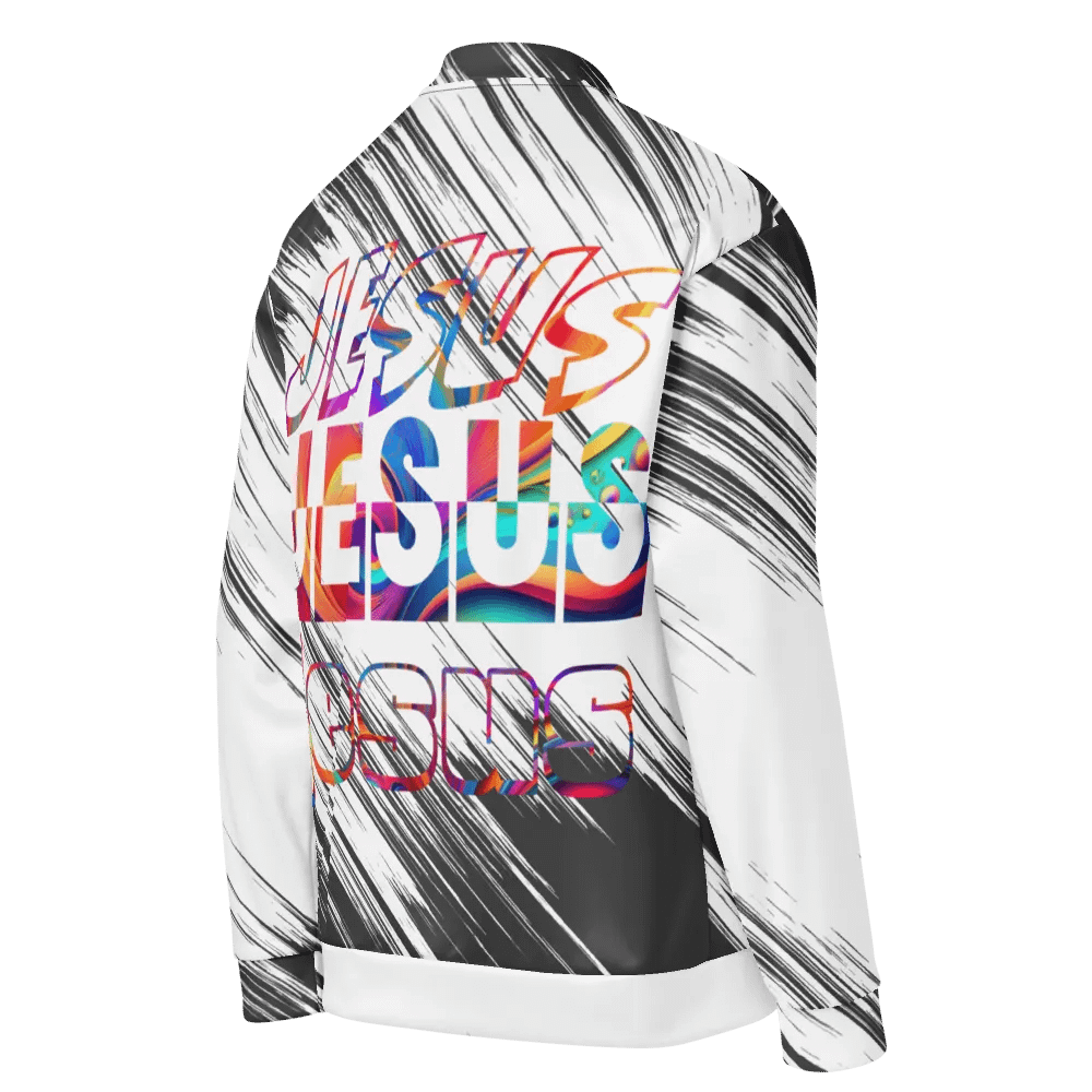 The Name of Jesus Collection - All-Over Print Bomber Jacket product image (4)