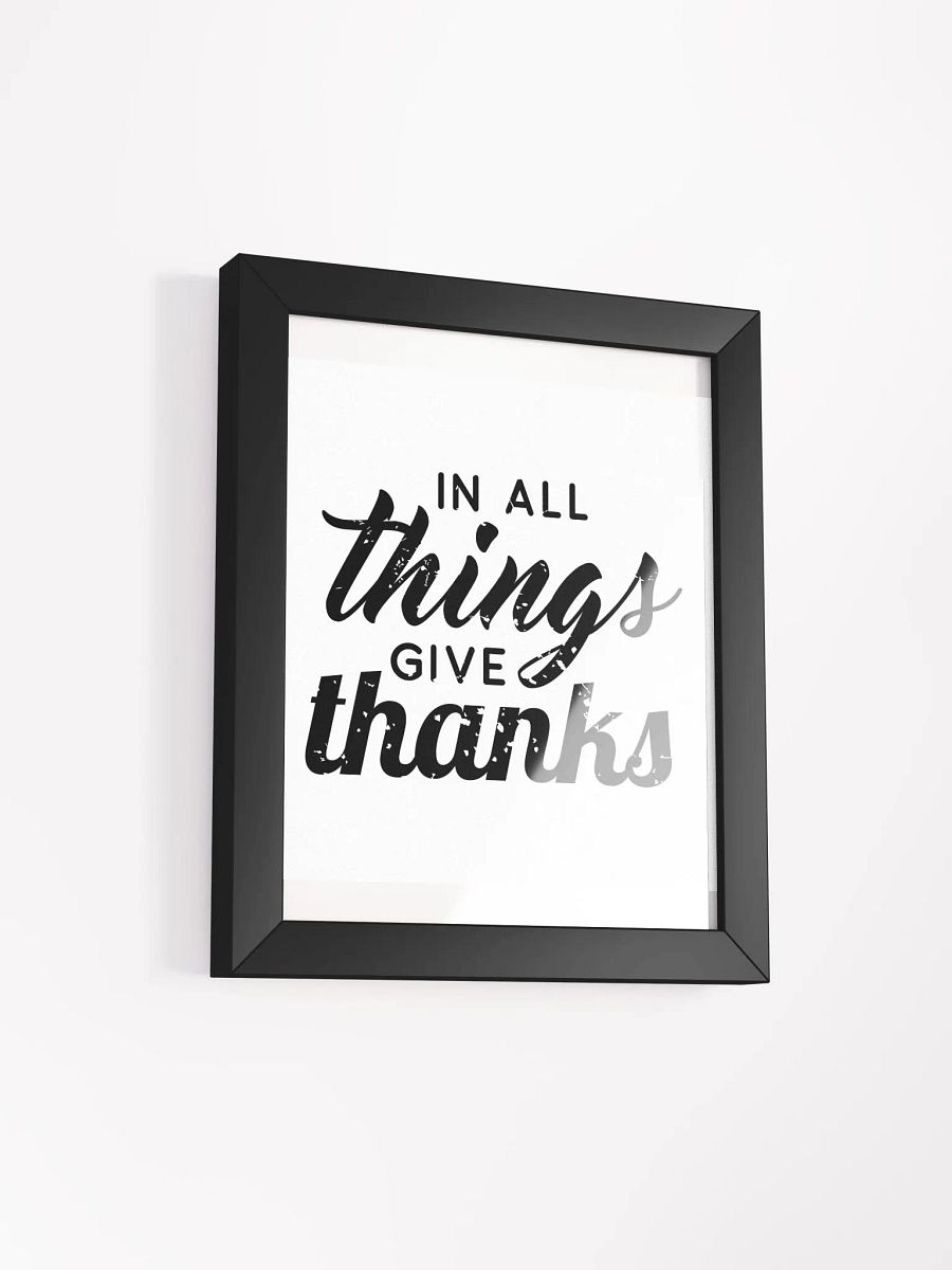 Gratitude in Style Framed Poster product image (2)