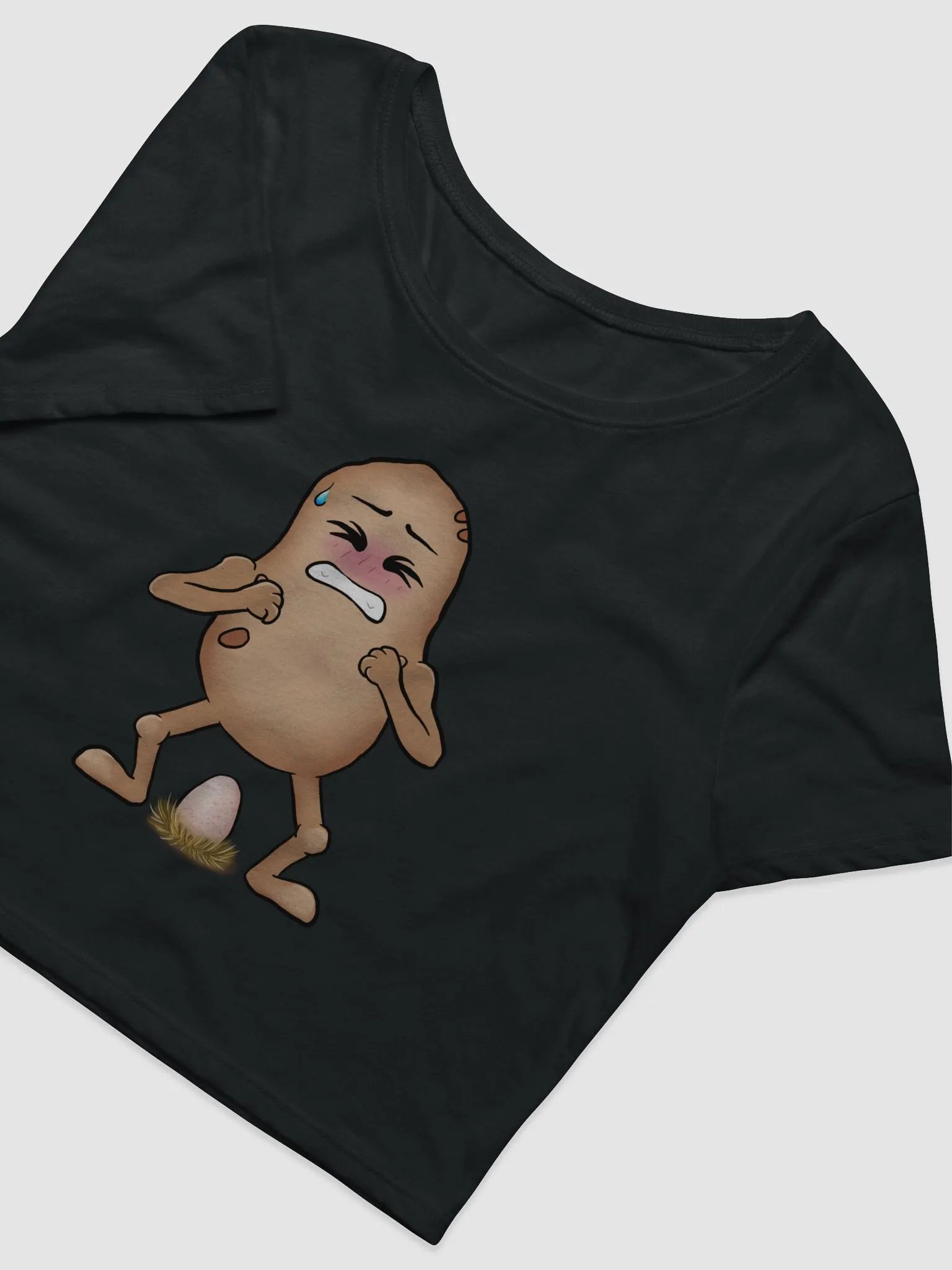 Egg Laying Women's Crop T-shirt product image (6)