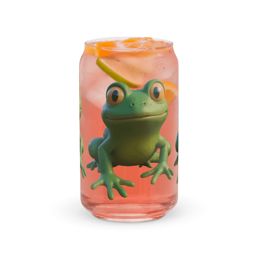 Frogtastic Can-Shaped Glass Set product image (37)
