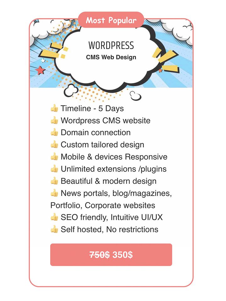 Wordpress CMS Web Design product image (2)