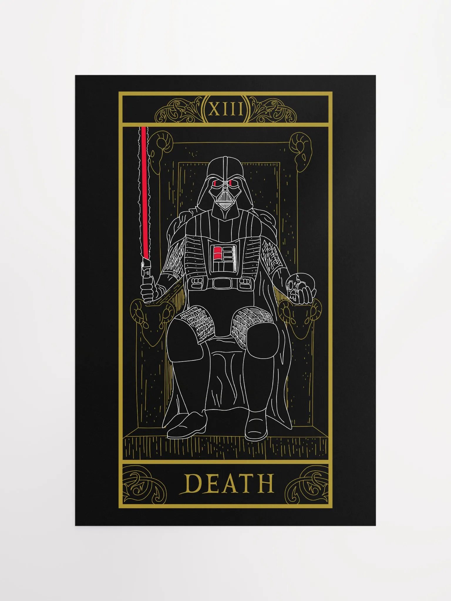 Star Death Tarot Card 12x18 Print product image (4)