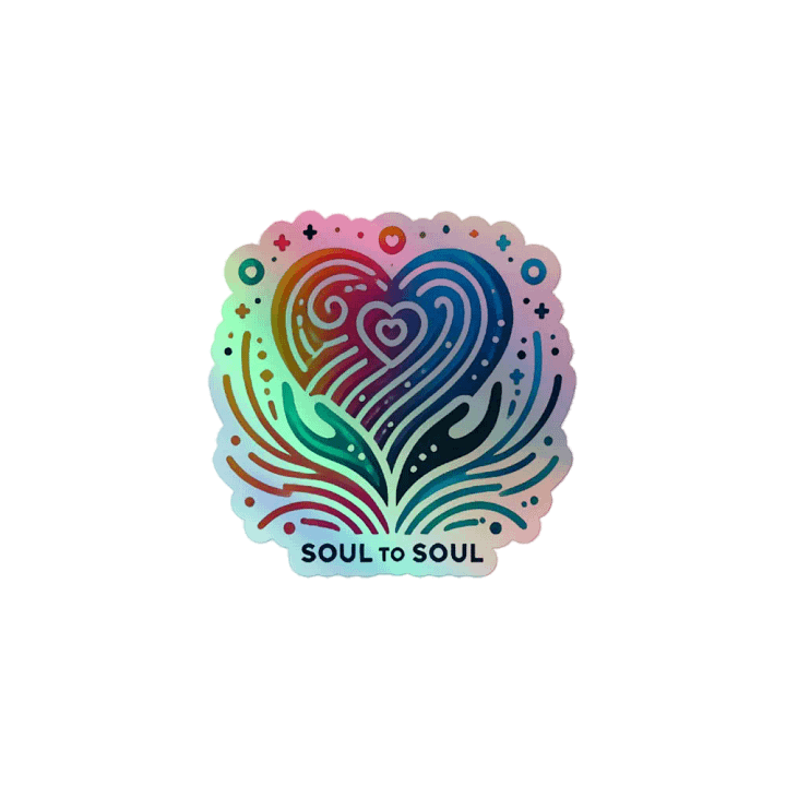 Soulful Swirls Holographic Sticker Sheet product image (1)