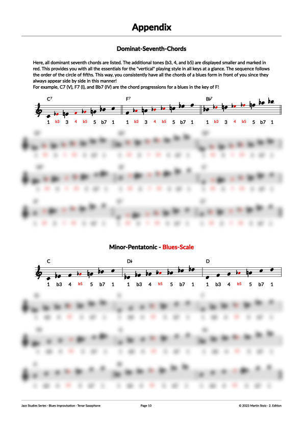 7 Steps to the perfect Blues-Solo - Tenor Saxophone product image (10)