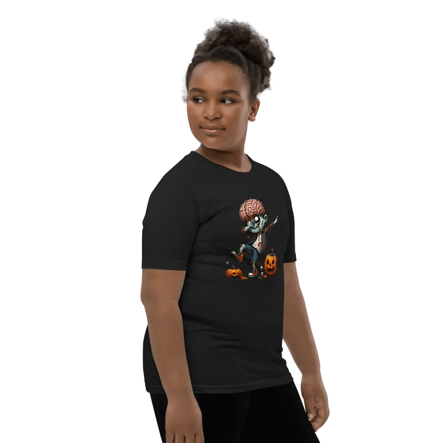 Halloween-Zombie-Boy-Dab-Dance T-Shirt | Fun & Trendy Halloween Tee for Kids product image (12)