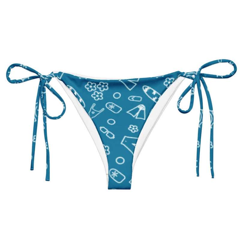 Beach Necessities Pattern String Bikini Bottom product image (1)