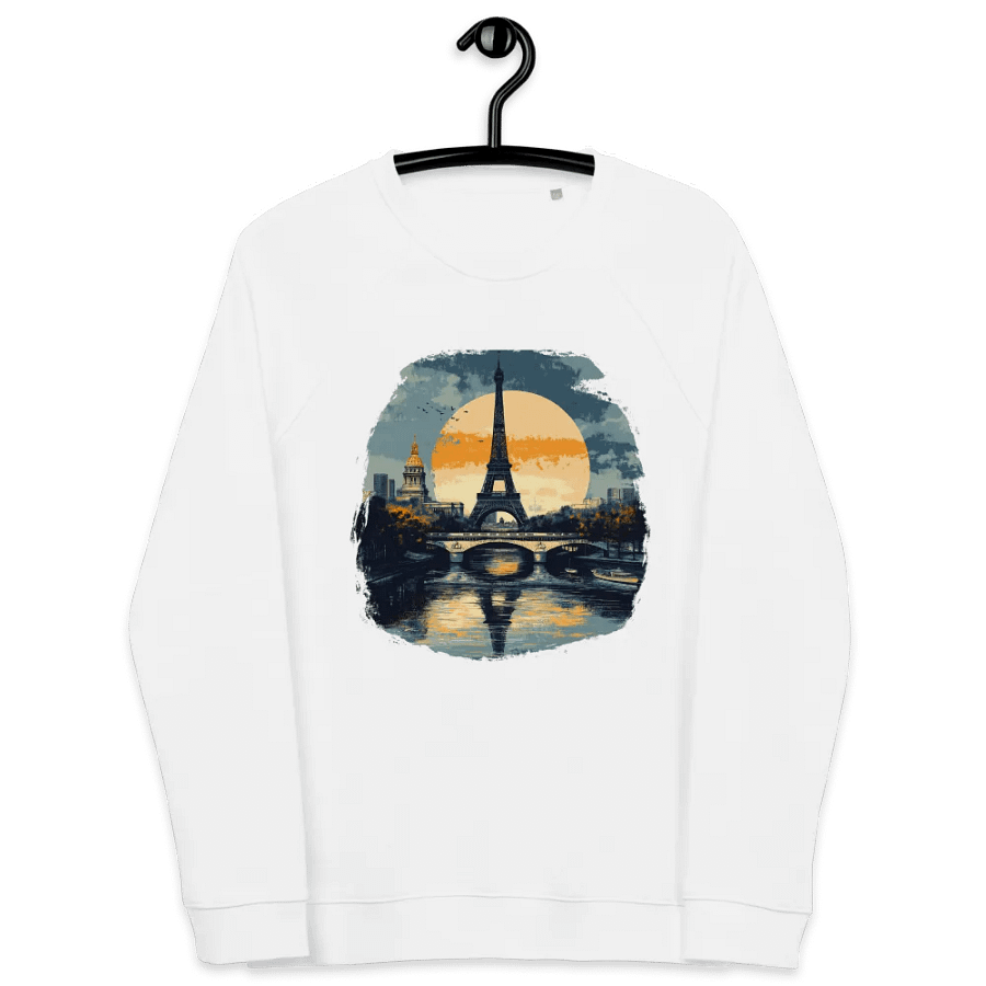 Paris Sunset Sweatshirt - Eiffel Tower Romance product image (7)