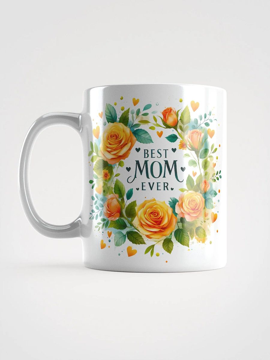 Vibrant Floral Wreath Best Mom Ever Mug product image (6)