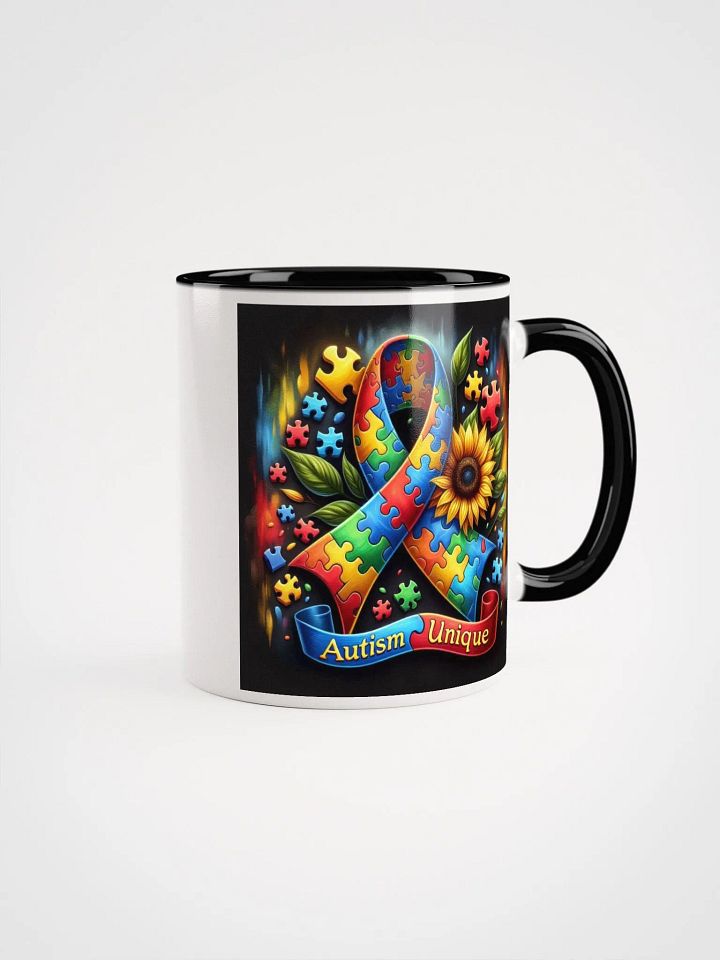Autism Awareness Puzzle Ribbon Mug product image (1)