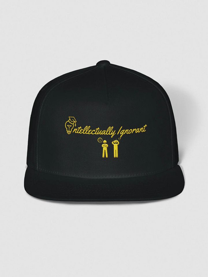 Intellectually Ignorant ( YELLOW LOGO) Snapback hat product image (1)