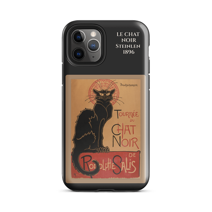 Le Chat Noir (Steinlen, 1896) iPhone® Tough Case product image (2)
