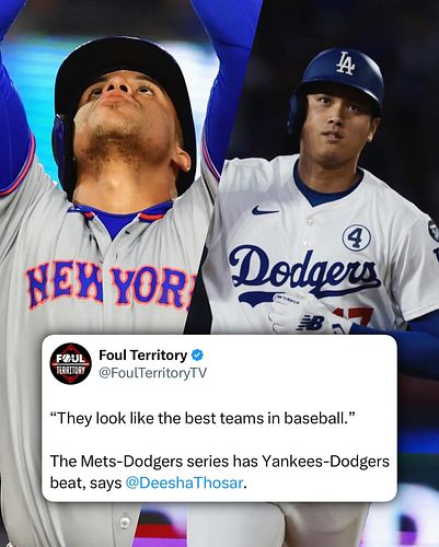 Mets-Dodgers just hits different. 😮‍💨