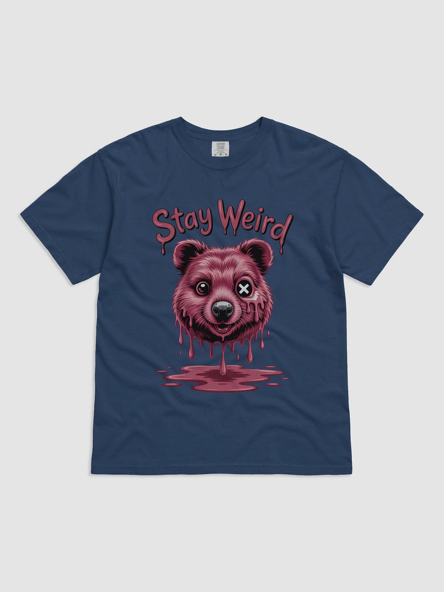 Stay Weird Creepy Cute Bear Graphic Tee product image (1)