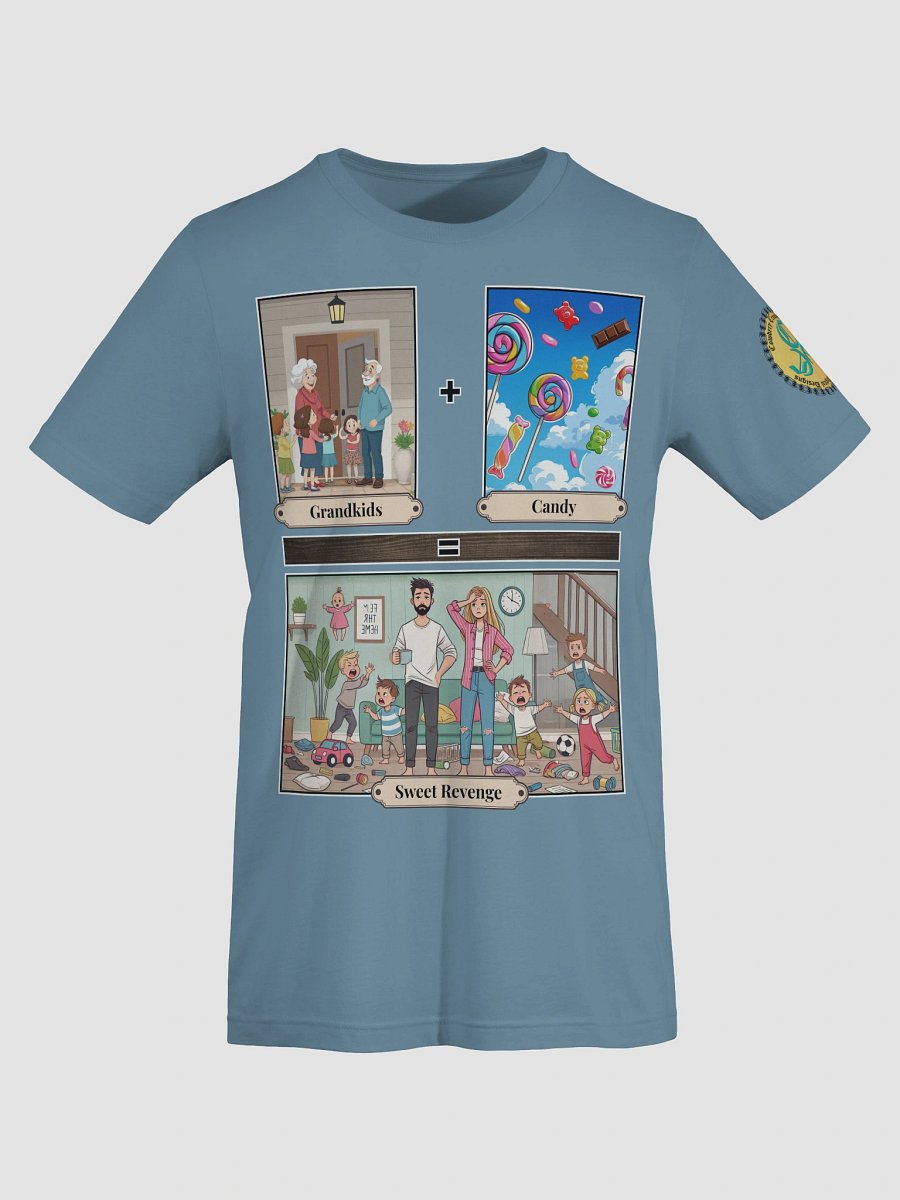 Grandkids + Candy = Sweet Revenge (Both) Bella+Canvas Supersoft T-Shirt Colors (3) product image (7)