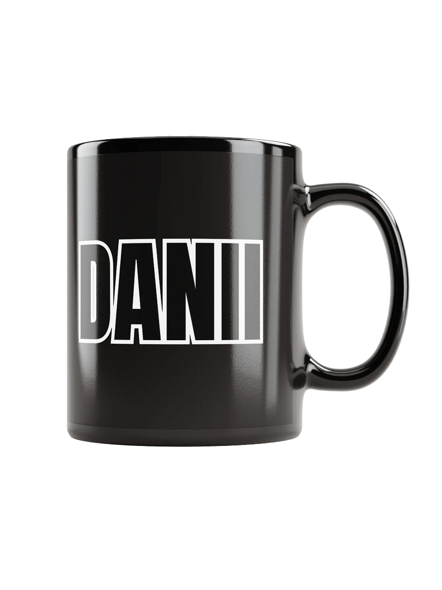 DANII XO BLACK MUG product image (1)