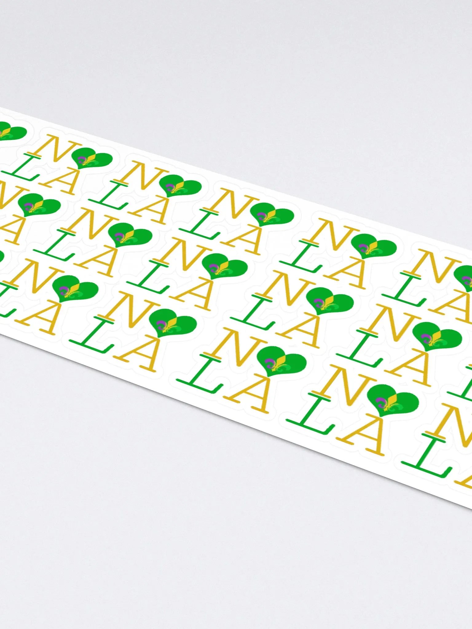 I LOVE NOLA **LEGACY STICKER** (MARDI GRAS 2) product image (4)