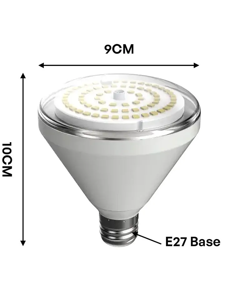 SANSI 24W LED Grow Light Bulb (4000K Daylight Full Spectrum, E27, IP66 Waterproof) product image (2)