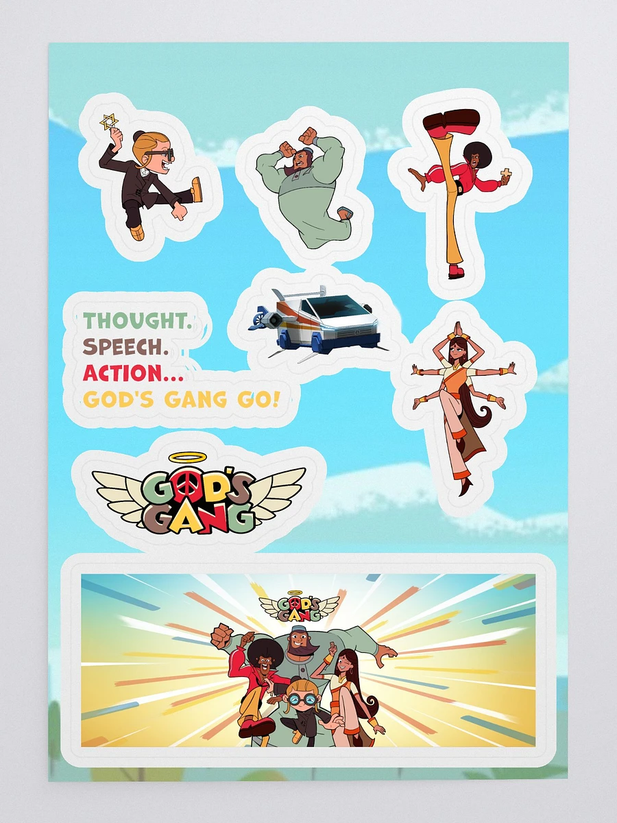 God's Gang Sticker Set product image (3)