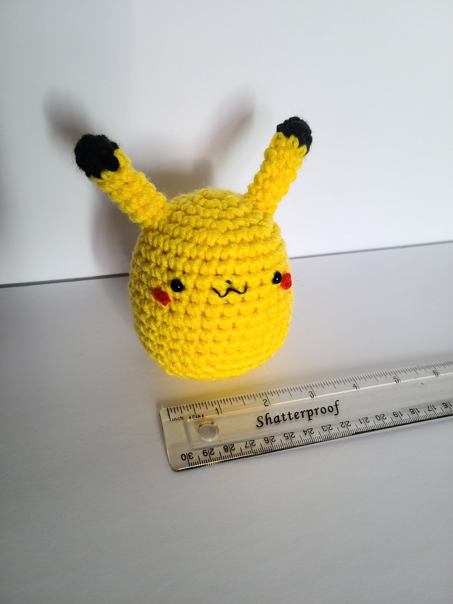 Handmade Amigurumi Yellow Creature Stuffed Animal product image (4)