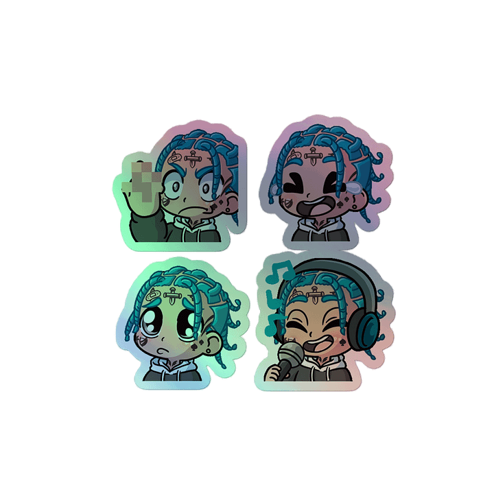 Todd Holographic Sticker Pack product image (2)