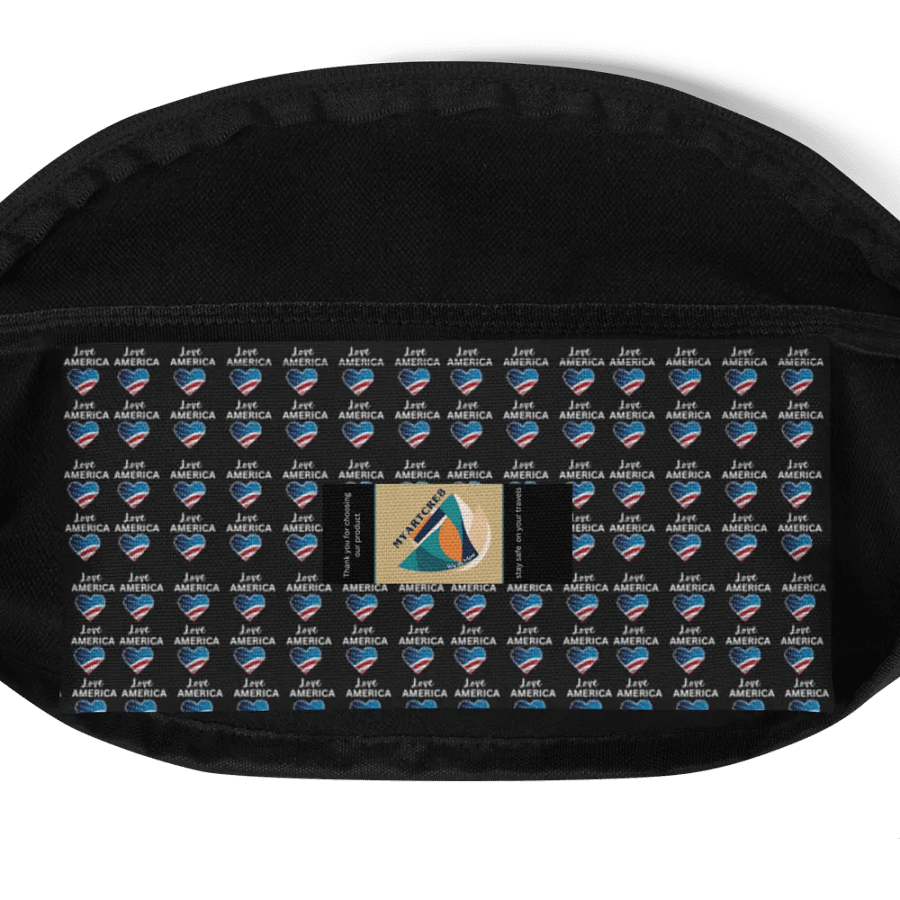 Patriotic Heartbeat Fanny Pack for mane ladies product image (9)