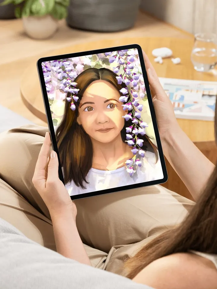 Girl Under the Wisteria Wallpaper and Animated Screensaver product image (2)