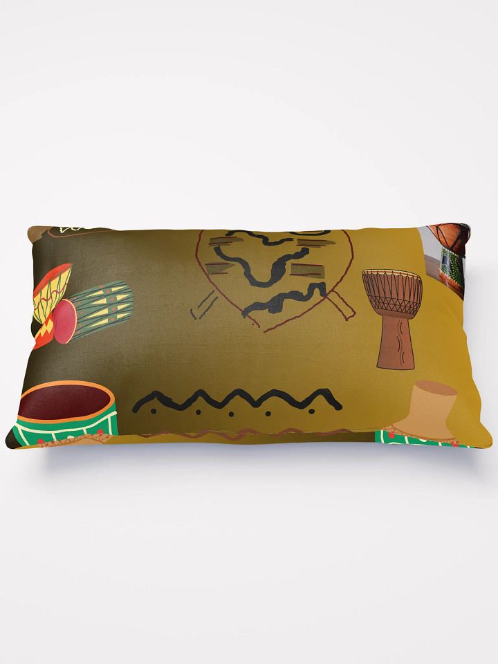 African design cushion _ gold product image (2)
