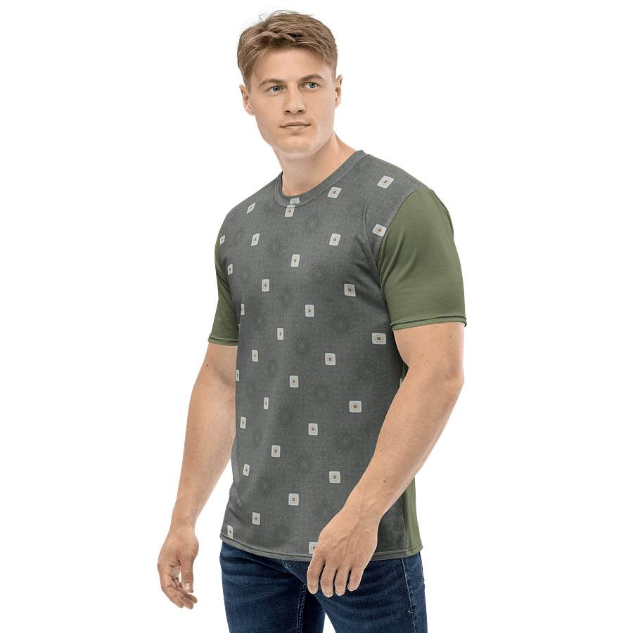 Signal Grid - Olive Matrix Edition Men's Tee product image (3)