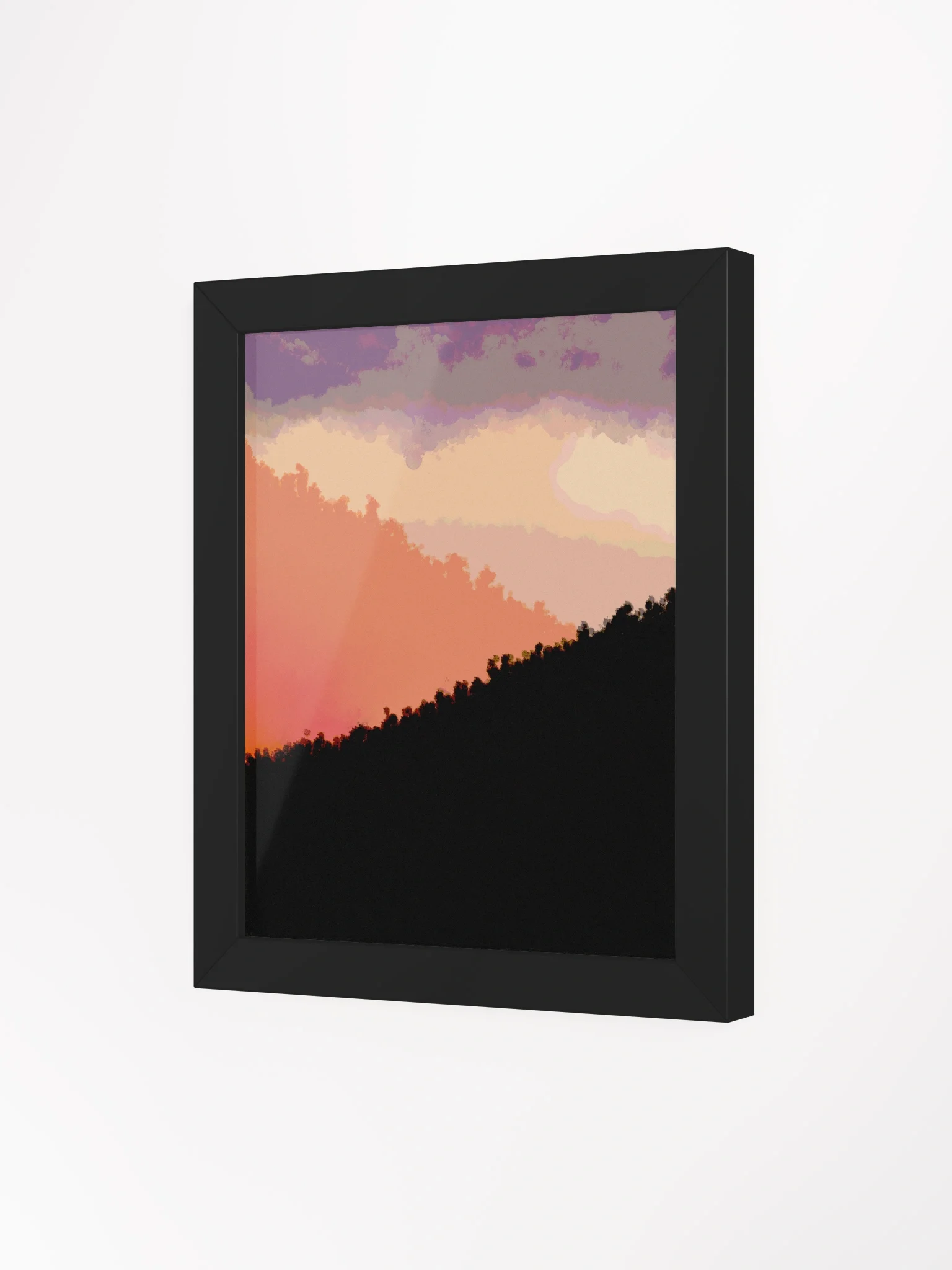 Aurora Silhouette: Framed Sunset Poster product image (11)