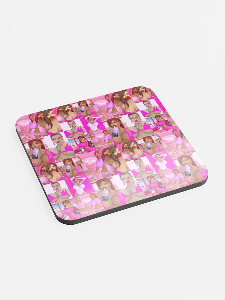 The plastic girl coaster product image (1)