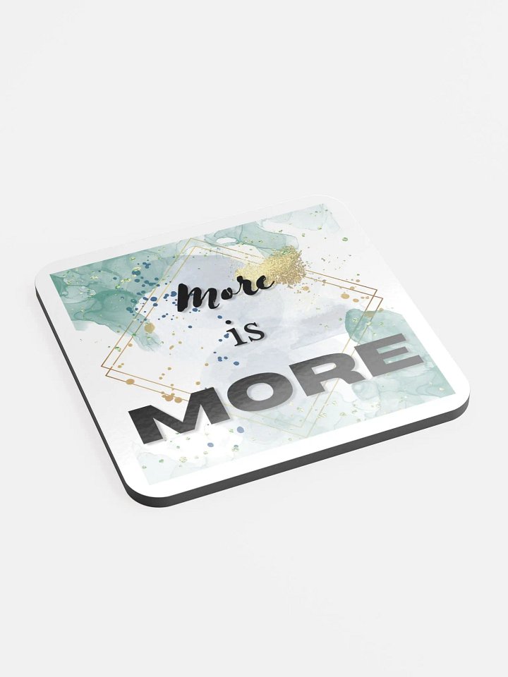 More is MORE Green Coaster product image (2)